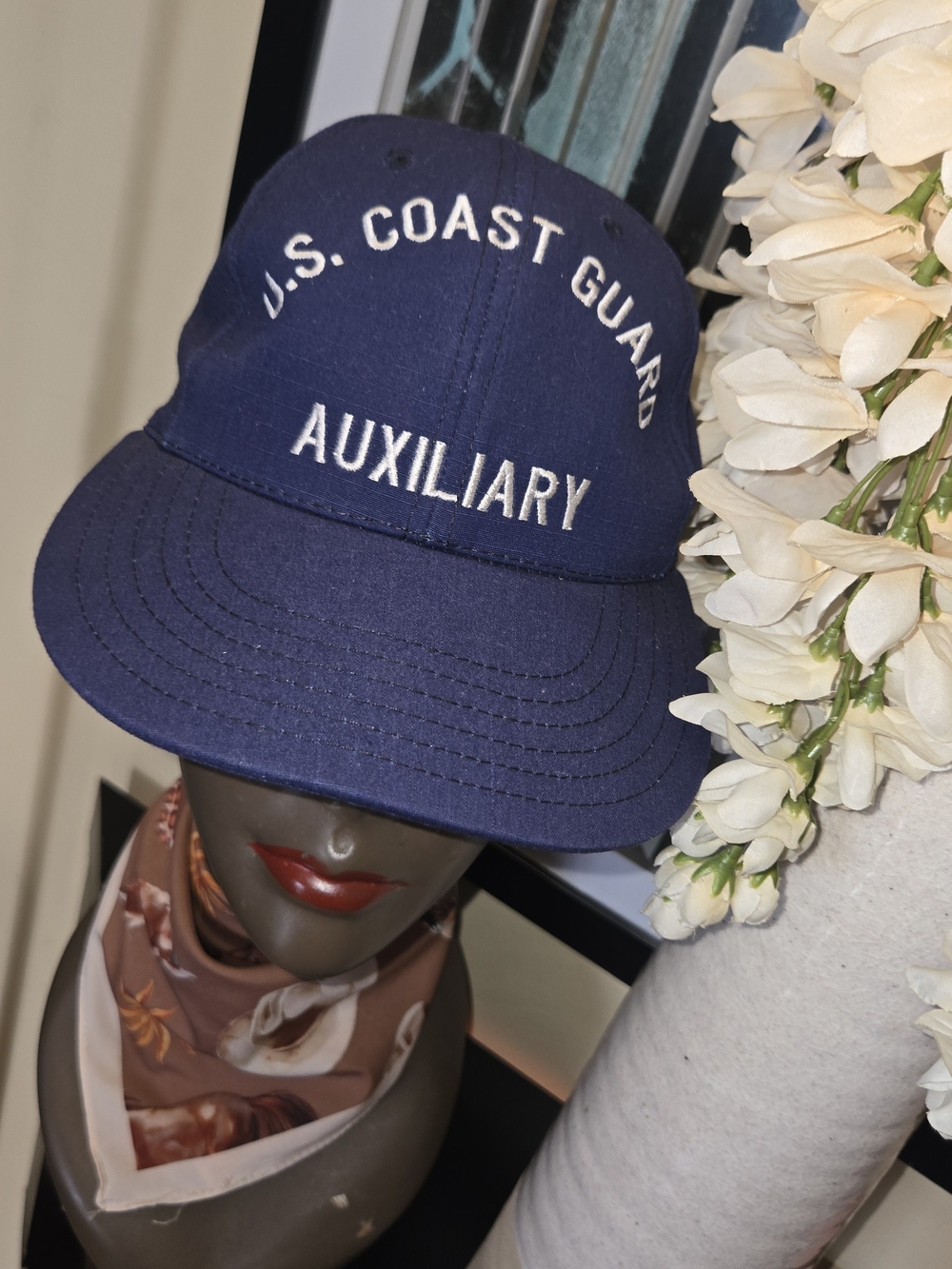 U.S. Coast Guard Auxiliary Navy Blue Cap